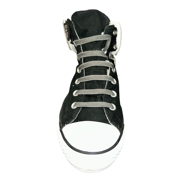 Converse Unisex 717659F fashion-sneakers  Black and Gray High-Top Sneakers - Picture 6 of 10